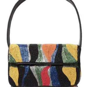 Bolso cruzado bordado moderno con cinturón ajustable - Product Image 1