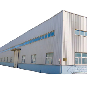 À ossature d'acier pour l'immobilier bâtiment préfabriqué à structure métallique - Product Image 1