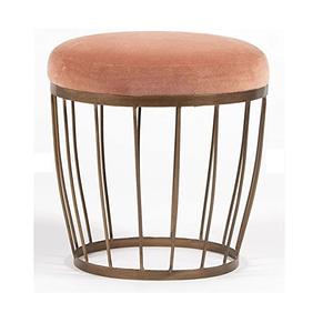 Cozy Upholstered <b>Stool</b> with Supportive Soft Cushion Perfect for Enhancing Any Home Decor Style While Offering Daily Comfort - Product Image 4