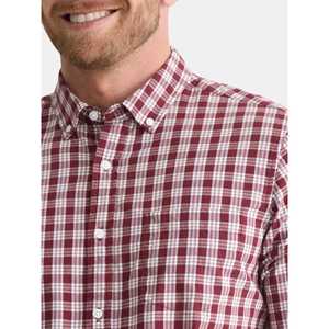 Camisas de Hombre Casuales de Tela de Algodón, Camisas de Hombre de Corte Casual con Tela de Algodón Ligera para Usar en la Oficina y Comodidad Diaria - Product Image 3