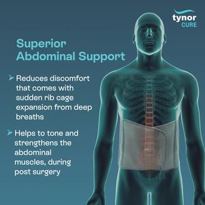 Super Sell 2024 Abdominal Support Belt 9"/23cm Breathable Fabric Made Durable and Long Functional Life Abdominal Support - Product Image 2