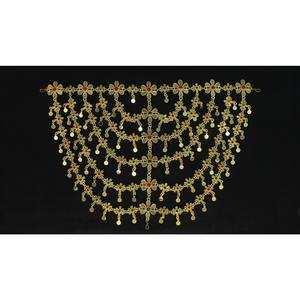 Best Finishing With Premium Gold Plated Arabic Middle East African Women Girls style Designer Fashionable Damdi <b>Tikka</b> Hair Chain - Product Image 1