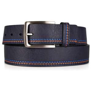 Cheap Price 100% Genuine Leather <b>Men's</b> <b>Belt</b> OEM Customized Steel <b>Buckle</b> Eco-Friendly Durable Custom Manufacture - Product Image 6