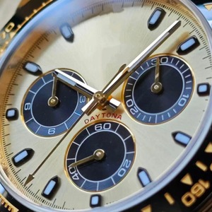 VC Luxury Manual Mechanical Watch with <b>Calendar</b> ETA Movement Vintage Style Stainless Steel Band for Men - Product Image 5