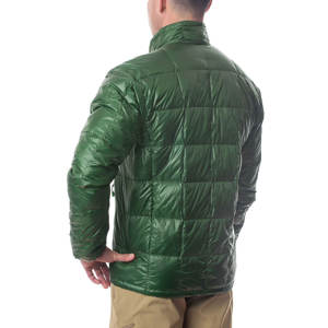 Veste d'hiver rembourrée épaisse avec logo personnalisé Manteau à bulles en nylon et polyester Veste en duvet bouffante pour hommes - Product Image 5