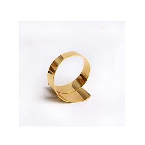 Décoration de Table, prix d'usine, Design moderne, anneaux porte-serviette en métal, anneaux de serviette de mariage, anneaux de serviette pour le dîner - Product Image 2