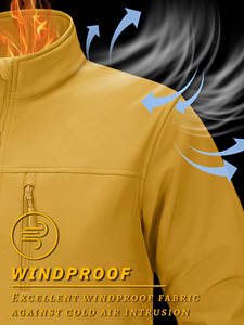 Veste légère pour homme homme veste 2026 gros personnalisé broderie Logo étanche fermeture éclair Softshell veste Polyester manteaux - Product Image 4