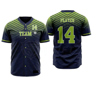 Uniformes de baseball et de softball de haute qualité du fabricant, 100% polyester, durables, respirants, séchage rapide, antibactériens, pour le sport - Product Image 6