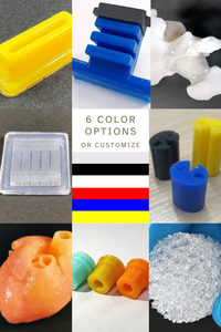 Imprimante 3D en caoutchouc de silicone Méthode LAM Système de polymérisation UV Moteur AI Fabriqué au Japon Pièces médicales Pièces flexibles Dureté 30A40A50A - Product Image 6