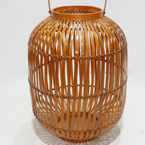 Artex Dong Thap Factory Lanterne décorative suspendue en bambou vintage Artisanat tissé naturel pour la décoration de la maison et le salon - Product Image 3