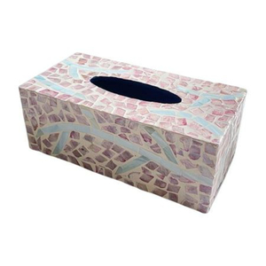 Home Office Countertop <b>Tissue</b> Storage <b>Box</b> Superior Quality Mother Pearl <b>Tissue</b> <b>Box</b> <b>Holder</b> Colorful Flowers <b>Tissue</b> Organizer - Product Image 6