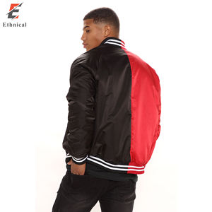 Veste en laine de style universitaire de haute qualité avec col et manches en cuir de vache véritable pour l'hiver, vente en gros directe - Product Image 4