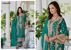 Salwar Kameez ผ้าโปร่งนุ่มดีไซเนอร์ด้วยการปักเพชรผสมผสานที่ลงตัวระหว่างความสง่างามความหรูหราและความสง่างามสำหรับโอกาสพิเศษ