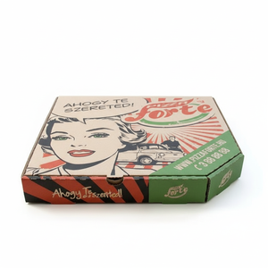 Oil Resistant Eco-Friendly Kraft Paper <b>Pizza</b> <b>Box</b> Microwave Safe Corrugated Food Packaging for Hot & Cheesy <b>Pizzas</b> - Product Image 2