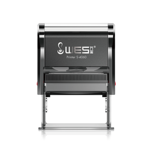 Sello de Plástico Autoentintable de Gran Tamaño WES S-4060, Sello Comercial Personalizado de Calidad para Uso en Oficina/Escuela - Product Image 1