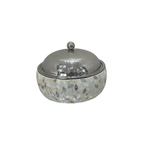 Finition émaillée Utilisation de la restauration Casseroles isolées Hot Pot Hot Selling Acier inoxydable martelé Design Hot Pot - Product Image 4