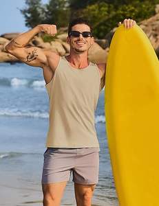 Chaleco deportivo sin mangas para hombre, camiseta sin mangas para entrenamiento de gimnasio, ropa deportiva transpirable de secado rápido para correr y entrenar - Product Image 4