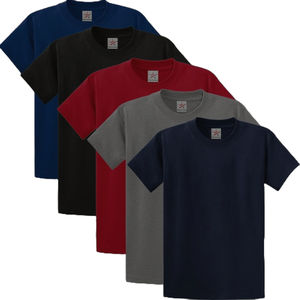 100% coton hommes T-Shirt col rond manches courtes respirant Jersey Logo personnalisé impression 180 GSM personnalisable impression t-shirts pour hommes - Product Image 2