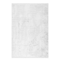 Tapis en velours blanc Lotus, lavable, rembourré, 10 mm, doux, en polyester, tissé à la machine, antidérapant, style kilim moderne pour la maison, résistant à la décoloration