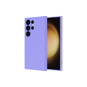Coque en silicone premium EFFX Série Mara pour Samsung Galaxy S25 Ultra, protection douce au toucher, couleur lilas, état neuf - Product Image 1