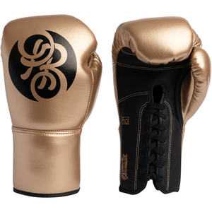 Guantes Profesionales de Piel Personalizados para Entrenamiento de Boxeo y MMA de 10oz y 12oz con Absorción de Humedad - Product Image 5