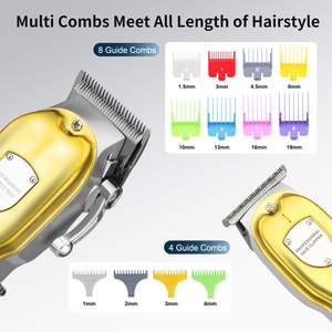 Tondeuse à cheveux sans fil professionnelle pour hommes, kit de toilettage de barbe, rechargeable par USB, tondeuse à cheveux professionnelle pour hommes - Product Image 3