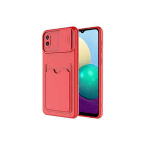Étui de protection pour téléphone en silicone liquide rouge anti-empreintes digitales et antichoc ASMA Kartix pour Samsung Galaxy A02 - Product Image 1