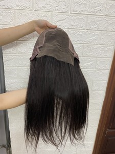 Perruque de cheveux humains, prix de gros, perruque de cheveux naturels lisses noirs pour femmes, perruque lisse douce et brillante - Product Image 5