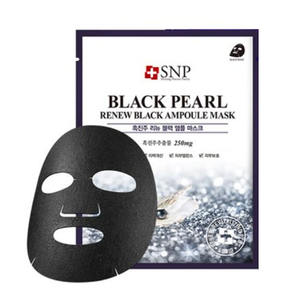 [SNP] Black Pearl Renew Ampoule Máscara de hoja facial coreana Selección superior coreana - Product Image 2