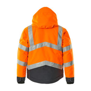 เสื้อแจ็คเก็ตทำงานแบบปรับแต่งได้ กันน้ำ ระบายอากาศ มองเห็นได้ชัดเจน พร้อมแถบสะท้อนแสงแบบเรืองแสง LED ระดับความปลอดภัย Class 3 - Product Image 2