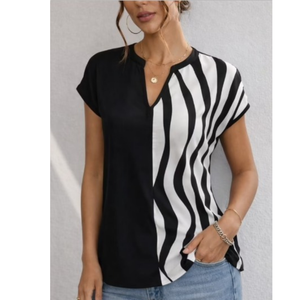 Blusa de Satén Bordada Vintage para Mujer al por Mayor con Detalle de Encaje, Talla Única XL, Color Algodón-Seda Crudo - Product Image 1