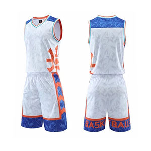 Personnalisable 100% Polyester Mesh Basketball Jersey Haute Qualité Respirant Unisexe Rugby Réversible Tissu Sans Manches Ensemble - Product Image 2