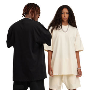 Logo personnalisé 2 ensembles de shorts d'été pour hommes de deux pièces ensemble de short et de t-shirt en coton pour hommes - Product Image 2