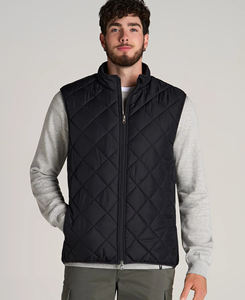 Chaleco Acolchado Sin Mangas Vintage Informal para Hombre, Transpirable, Impermeable, de Pana, con Estampado de Burbujas, Diseño Bordado, OEM - Product Image 2