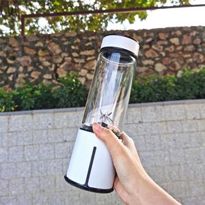 Hot Sale 7.4V 450ml Stainless Steel Housing Ice Crushing Hot Sell <strong>Portable</strong> <strong>Mini</strong> <strong>Blender</strong> <strong>Smoothie</strong> Maker Usb <strong>Blender</strong> Cup - Product Image 2