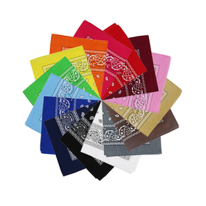Pañuelo Cuadrado Multifuncional de Nuevo Estilo, Estampado, Transpirable, Ligero, 55*55cm, <span class=keywords><strong>Bandana</strong></span> de Algodón - Product Image 6