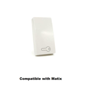 ฝาครอบปุ่มเปิดประตูสีขาว - Product Image 1