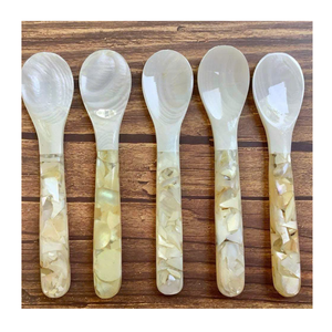 Hot Deal pour 2025 Cuillère en nacre de luxe Cuillère en nacre de haute qualité et à prix compétitif pour oeuf de caviar - Product Image 1