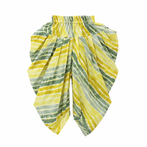 Ensemble haut peplum en coton à fleurs et pantalon dhoti imprimé Leheriya pour filles Shoryam Fashion, tenue ethnique traditionnelle, vêtements pour enfants, fête, livraison rapide - Product Image 4