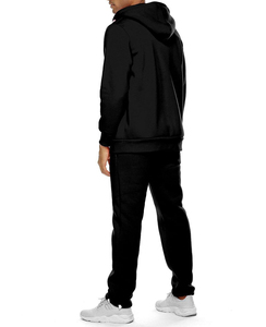 High Quality New Latest Fashion Jogging Hoodie <b>Sweatpants</b> <b>Set</b> Solid Color Hot Sale Gym Fitness Tracksuit Jogger <b>Set</b> for Unisex - Product Image 3