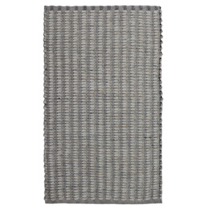 พรมทอแบบเรียบหนาสีเบจสีงาช้างสีดำทันสมัยมีพู่ถักด้วยมือผ้าฝ้าย/ผ้าขนสัตว์ผสมกับพื้นที่ที่เป็นมิตรกับสัตว์เลี้ยงพรมห้องนั่งเล่น - Product Image 1