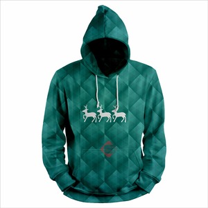 เสื้อฮู้ดหูรูดไซส์ใหญ่พิเศษสำหรับผู้ชายและผู้หญิง3D พิมพ์ลายเต็มตัวผ้าโพลีเอสเตอร์สีทึบสำหรับฤดูหนาว - Product Image 2