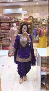 Top de fiesta de diseñador-Dhoti y Dupatta - Product Image 4