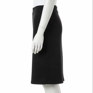 Jupe en mélange de spandex teint uni, polyester, élasthanne, extensible, confortable, décontractée, pour le bureau, usage quotidien, fournisseurs de vêtements en gros, ventes - Product Image 3