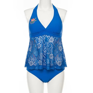 ชุดว่ายน้ำผ้าสแปนเด็กซ์แบบปักลายผ้านิ่มยืดหยุ่นสูงสวมใส่สบายชุดว่ายน้ำชายหาดออกแบบได้ตามต้องการ - Product Image 5