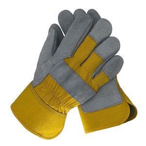 Gants de soudage Gants résistants à la chaleur pour grill Cuir de vachette Paume avec manchette en cuir de vachette Gants de travail de sécurité - Product Image 4