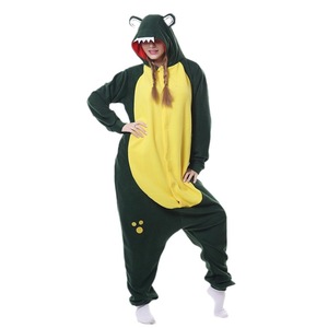 Offre Spéciale femmes requin gris pour <span class=keywords><strong>Kigurumi</strong></span> flanelle polaire Onesie Style décontracté dessin animé imprimé Animal vêtements de nuit pyjama costumes - Product Image 3