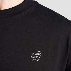 Unstoppable Gym Workout Tee in <b>Black</b> Jersey Fabric - Product Image 4