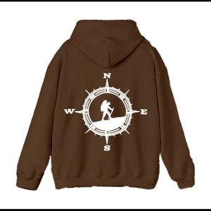 Sudadera con capucha de algodón 100% para hombre, gruesa y acogedora, con ajuste de gran tamaño, ropa relajada suave abierta para estampados de diseño personalizado para invierno - Product Image 4