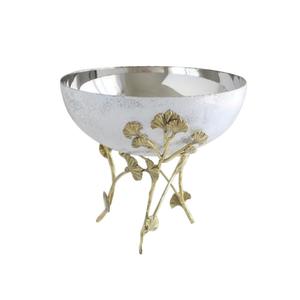 Nickel Plated Finishing Serving <b>Bowl</b> Customized Shape and Size Salad or Fruits Serving <b>Chinese</b> Metal <b>Bowl</b> Service Utensils - Product Image 3